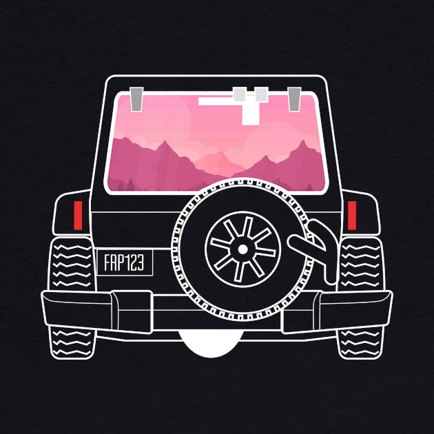 GO OFFROAD With Your Friends - Aesthetic Art Of Vehicle by mangobanana